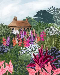 Lebendiger Cottage-Garten