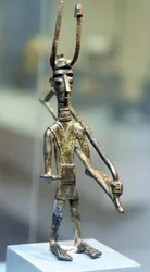 Bronzefigur eines Kriegers, ca. 1800-1200 v. Chr.