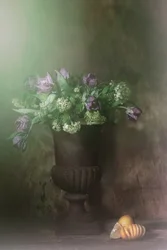 Stimmungsvolles Tulpenstillleben