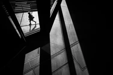 Architektonisches Schattenspiel