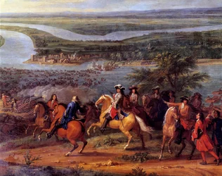 Die Taten des Großen Condé, Überquerung des Rheins