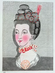 Die Kunst des Friseurhandwerks in Paris, 1767