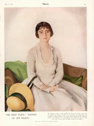Porträt Ihrer Majestät Königin Elizabeth (1900-2002) aus 
