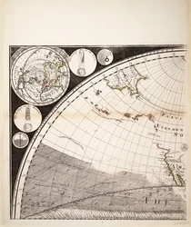 Eine neue und korrekte Weltkarte (Ausschnitt), ca. 1774