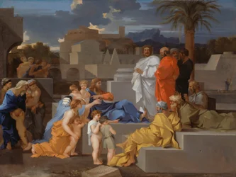 Christus empfängt die Kinder