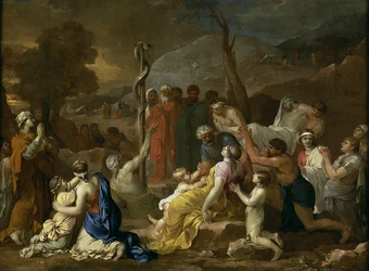 Moses und die eherne Schlange, 1653-1654
