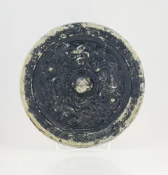 Spiegel mit Drachen- und Tigerdesign, 0-199