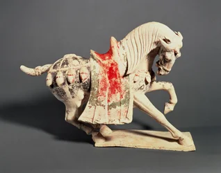 Tanzendes Pferd, Grabfigur, 7.-frühes 8. Jahrhundert, T