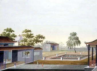 Ummauerter Garten, ca. 1820-40