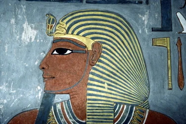 Luxor, Theben: Tal der Könige. Grab von Horemheb, ägyptischer Pharao der 19. Dynastie