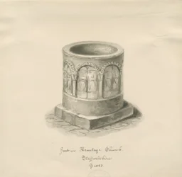Armitage Kirche - Südportal (Stich)