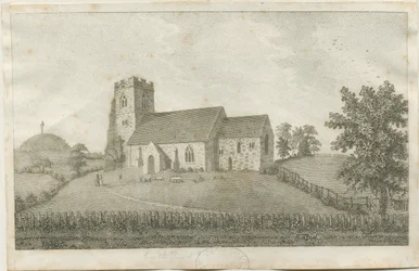 Castle Church - Kirche: Gravur, nd [?18. Jh.] (Druck)
