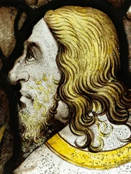 Erhaltener Abschnitt aus dem Großen Ostfenster in der Kathedrale von York: 