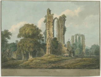 Croxden Abbey: Aquarell