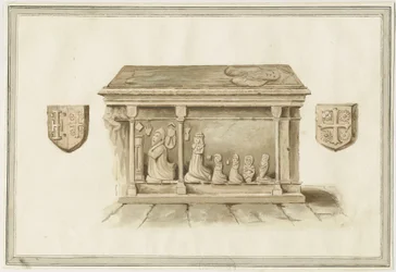 Eccleshall Kirche - Grab von Bischof Bentham