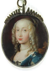 Lady Frances Cavendish, Gräfin von Bolingbroke (Emaille)