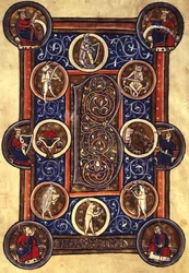 Psalm I mit bewohntem Initial 