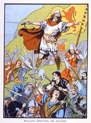 William Wallace dirigiert seine Soldaten