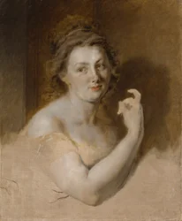 Skizze einer Frau