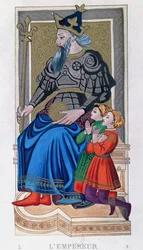 Der Kaiser, Charles VI Tarot, Frankreich