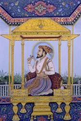 Mogulkaiser Shah Jahan Miniaturmalerei