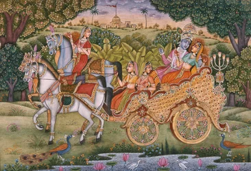 Radha und Krishna
