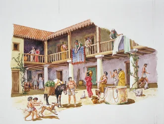 Antikes Athen - Rekonstruktion eines Hauses