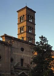 Ansicht der Kirche San Sisto vecchio, 5.-12. Jahrhundert