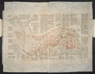 Haejwa chondo - eine Karte der koreanischen Halbinsel, ursprünglich um 1820 erstellt