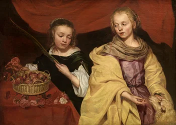 Die Heiligen Agnes von Rom und Dorothea von Caesarea