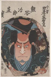 Gesicht eines Schauspielers im Spiegel