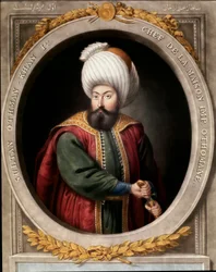 Osmanisches Reich: Porträt des ersten osmanischen Sultans Osman I (1299-1326)