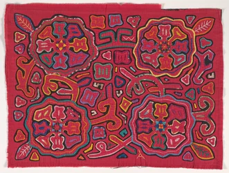 Hemdtafel (Mola), Kuna-Volk, San-Blas-Inseln, ca. 1950er