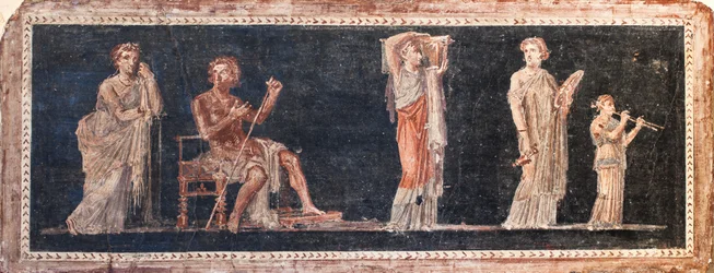 Dionysische Szene, Herculaneum