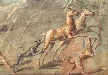 Liebende auf der Jagd, Herculaneum