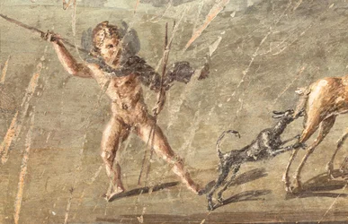 Liebende bei der Jagd, Herculaneum