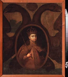 Porträt der Regentin Sophia Alexeievna Romanova (1657-1704)