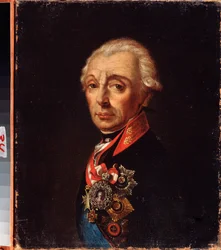 Porträt des Generalfeldmarschalls Prinz Alexander Suworow.