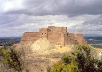 Burg Monzon, wo König Jakob seine Kindheit verbrachte