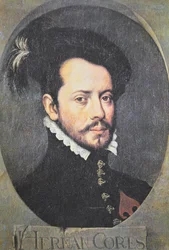 Porträt von Hernan Cortes