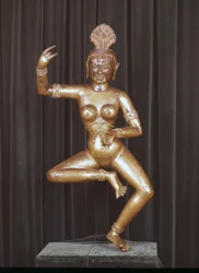 Die Göttin Dakini, tibetische Höllengöttin. Statuette, Musée Guimet, Paris