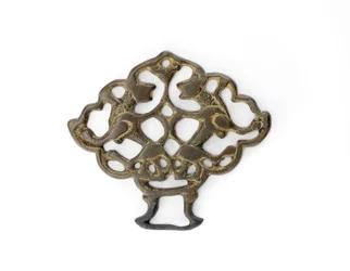 Ornament mit einem Löwenpaar, Seljuk-Dynastie, möglicherweise 13. Jahrhundert