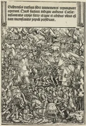 Der zweite Krieg in Geldern, aus Der Triumphbogen von Maximilian I.