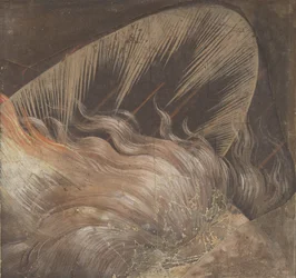 Kopf eines Apostels umgeben von einer Zunge aus Feuer und einem Nimbus: Fragment, 1500-50