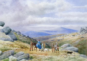 Eine Jagdgesellschaft in den Highlands, 1868