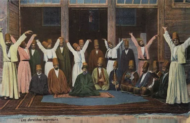 Wirbelnde Derwische, Konstantinopel, Türkei