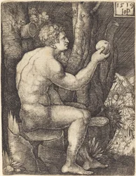 Adam sitzend