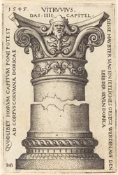 Kapital und Basis einer Säule