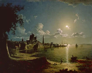 Mondlichtszene, Southampton, 1820