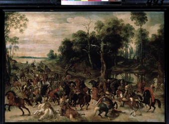 Kavallerieangriff, ca. 1615